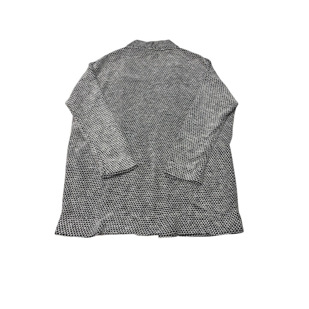 Marine Layer Womens Black White Textured Open Front Cardigan Sweater Small 12794 - Picture 6 of 10